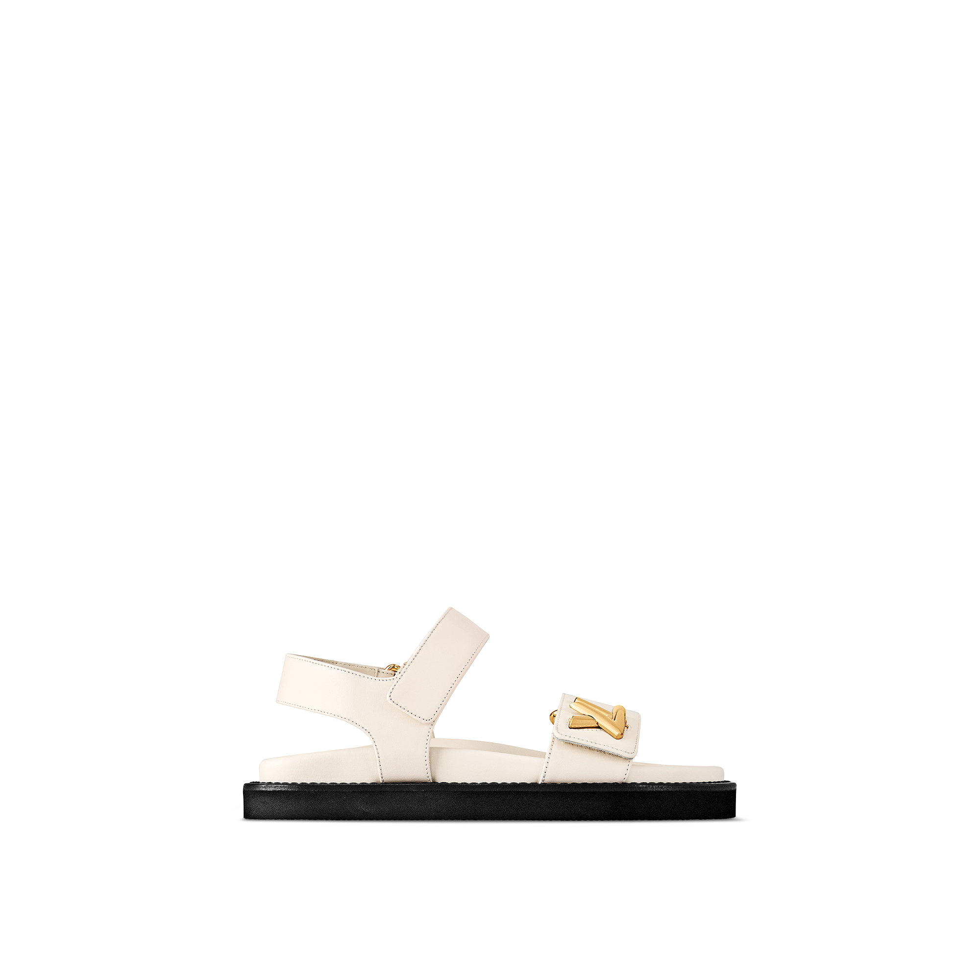 Louis vuitton white store sandals